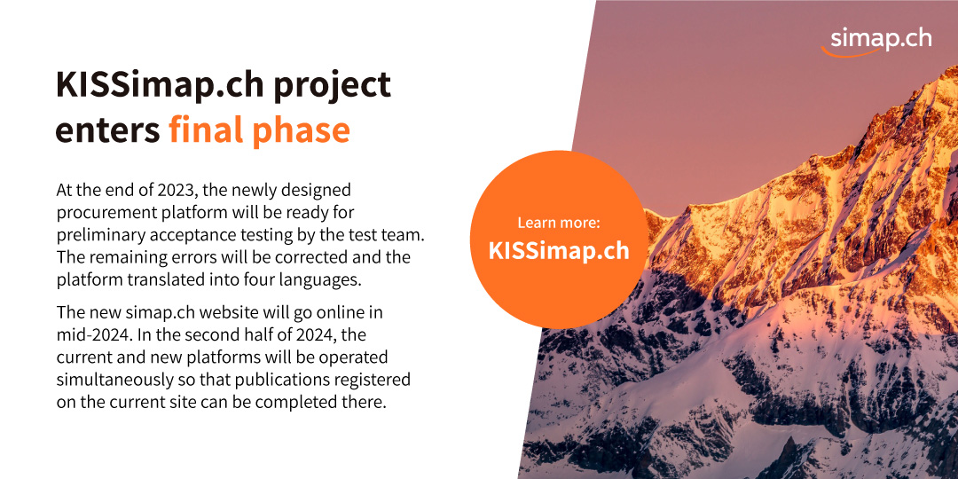 KISSimap.ch project enters final phase